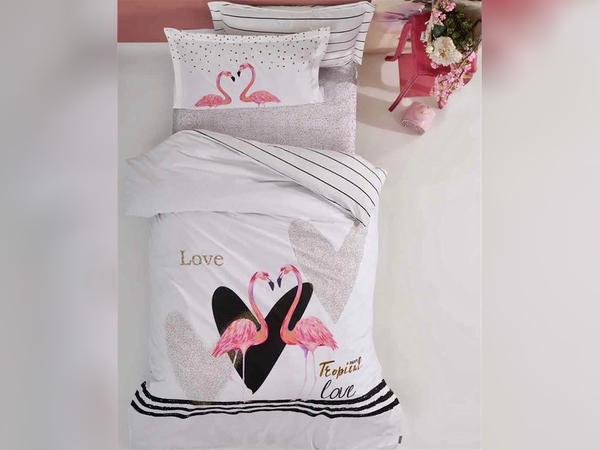 Soley Young Bettbezug Set Flamıngo