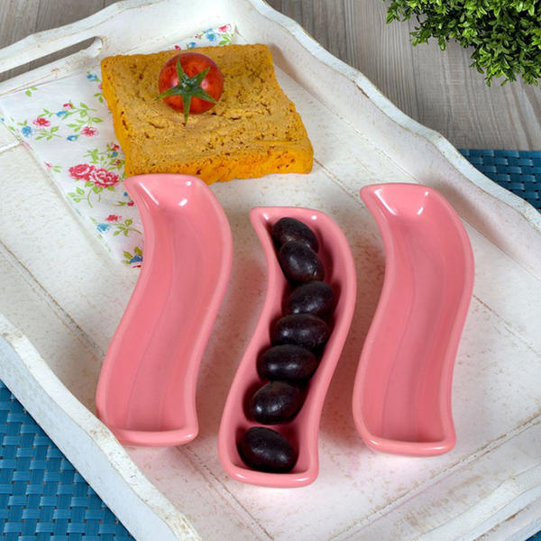 Olive Grove Ivoire Rose 18 Cm 3 Pièces | Keramika