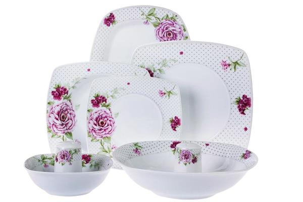 Schäfer 28 Parça Porselen Yemek Takımı Çiçekli | 6 Kişilik | 30985