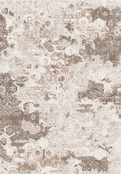 Kozzy Home Waschbarer, rutschfester Bodenteppich Rfe6469 80x150