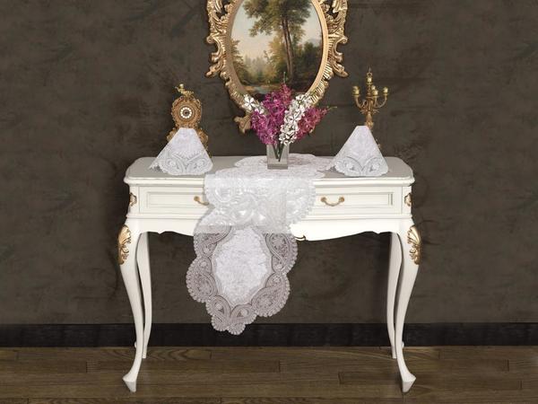 Bellisima Velvet Silvery 3 Piece Bedroom Set Silver