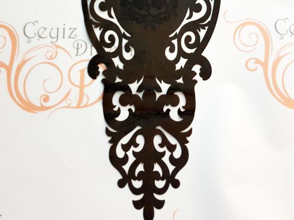 Roseart Kadife Runner Acı Kahve