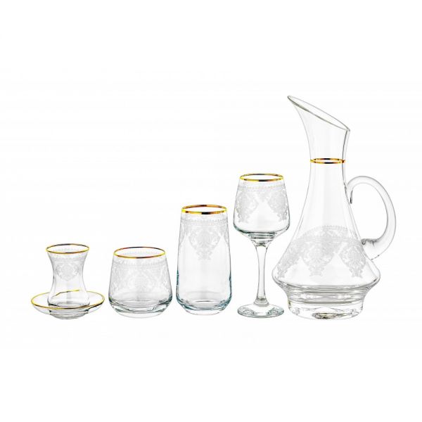 31 Parça Kristal Cam Seti