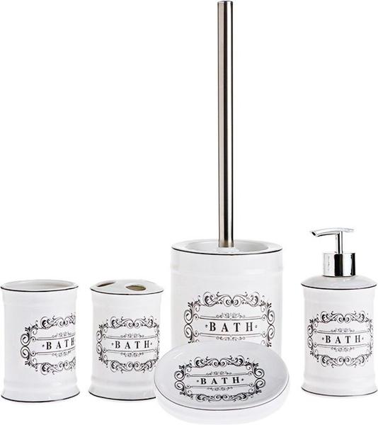 Duygu 5 Parça Banyo Seti - Kırık Beyaz