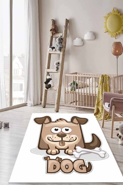 Birkilim Yıkanabilir İpeksi Kaymaz Taban Çocuk Odası Halısı | MLN-IP-HT-1584