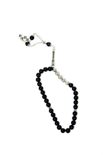 الاسم الخاص 33 'تسبيح من الحجر الطبيعي الأسود