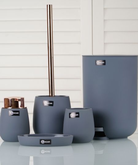 5Li Akrilik Banyo Seti - Bronz