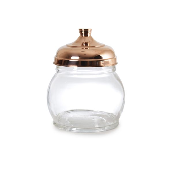 İpek Züccaciye | Bakır Kapaklı Fanus Kavanoz 3,5 Lt