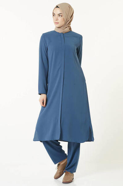 Bayan Hac Umre Kıyafeti Mavi
