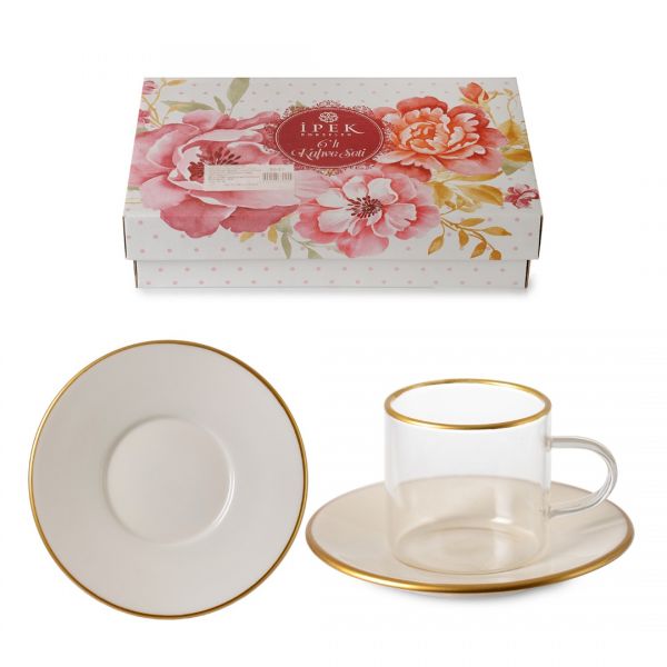 GPB11 & IPF741MA BOROSILIKAT KAHVE TAKIMI 130 cc |IPEK-13615