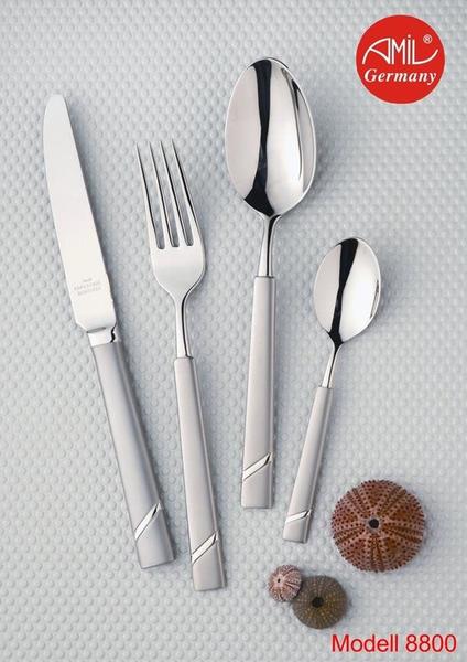 Amil Çantalı 72 Parça Çatal Kaşık Bıçak Seti 12 Kişilik | Saten Paslanmaz Çelik | 8880