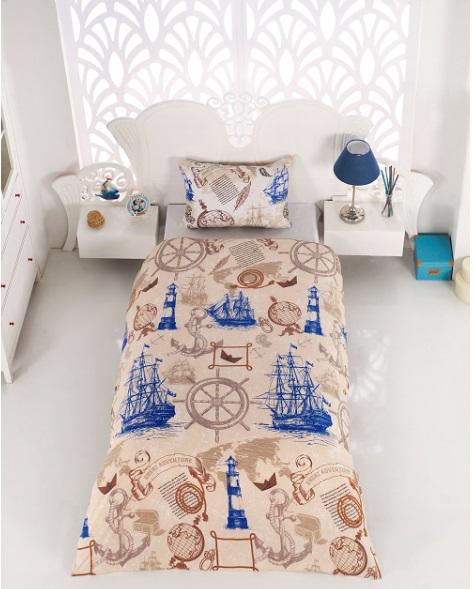 Minteks Tek Kişilik Pike Takımı - Gemici