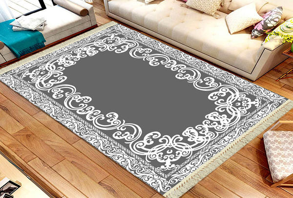 Roland 5'li Yıkanabilir Halı Seti | Gri | roland-3102-gray