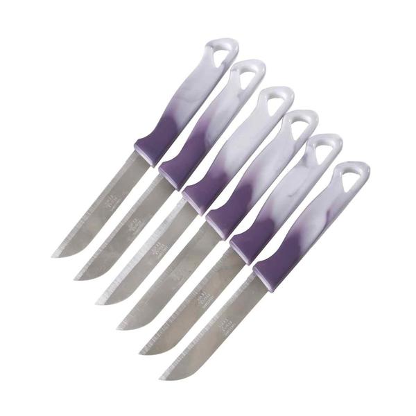 Messermann Germany 6 Adet Bıçak Seti | Paslanmaz Çelik | Mor