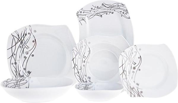 Beyazca İnci 26 Parça Porselen Yemek Takımı | 6 Kişilik