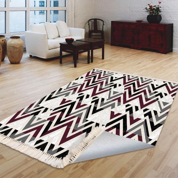 Milano Yıkanabilir Dekoratif Halı Kaymaz Taban | 8mm | MLN-DOT-HT783