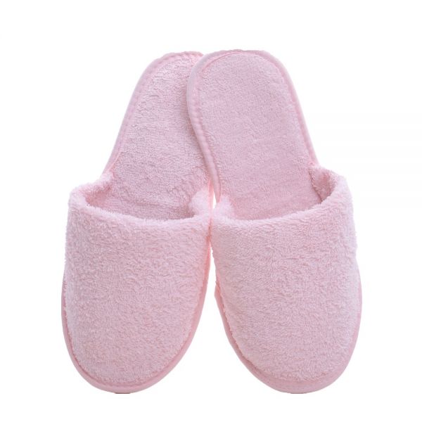 Minteks Kalın Taban Havlu Terlik (Vanna) - Pudra