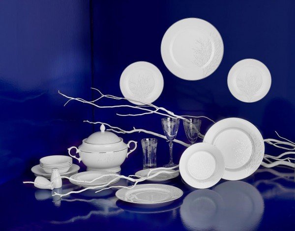 Neva Yasmin 60 Parça Elegance Yemek Takımı | 12 Kişilik | Yuvarlak | N2569