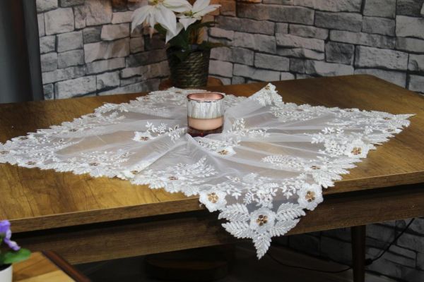 طاولة مدفأة الغار بني فضي