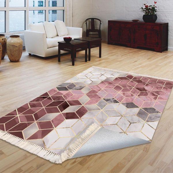 Milano Yıkanabilir Dekoratif Halı Kaymaz Taban | 8mm | MLN-DOT-HT325